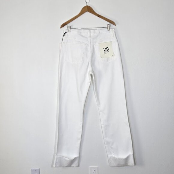 RE/DONE high rise loose long denim Sz 29 NEW - Picture 4 of 8